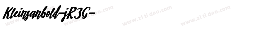 Kleinsanbold-jR3G字体转换