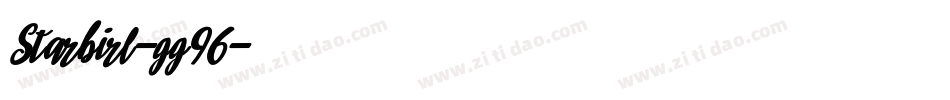 Starbirl-gg96字体转换