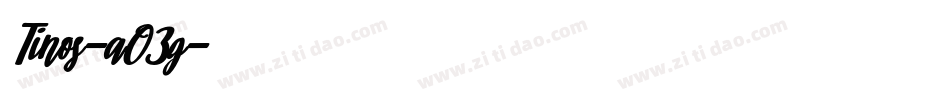 Tinos-aO3g字体转换