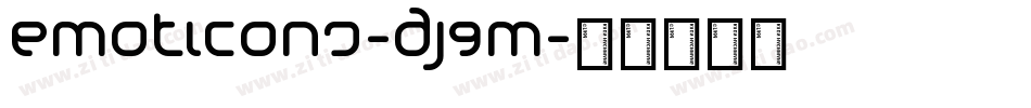 Emoticons-DJ9m字体转换