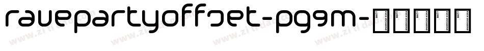 RavepartyOffset-PG9m字体转换