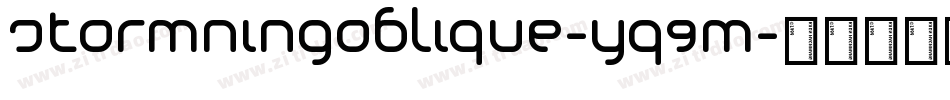 StormningOblique-yq9m字体转换