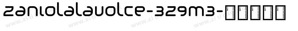 ZaniolaLavolce-3z9m3字体转换