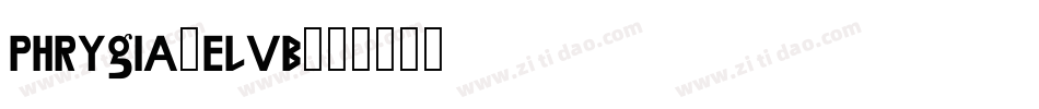 Phrygia-elvB字体转换