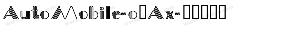 AutoMobile-o5Ax字体转换