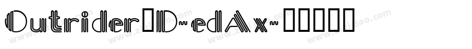 Outrider3D-edAx字体转换