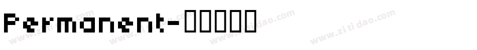 Permanent字体转换