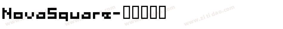 NovaSquare字体转换