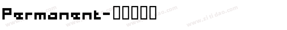 Permanent字体转换