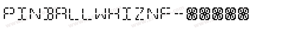 PinballWhizNF字体转换