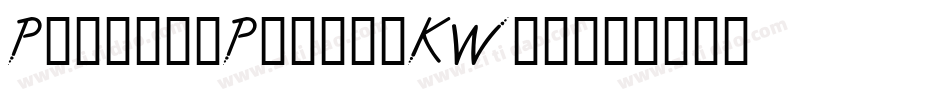Pincel2Plain-KWae字体转换