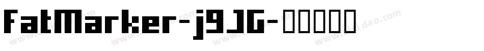 FatMarker-j9JG字体转换