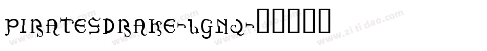 Piratesdrake-lgnq字体转换