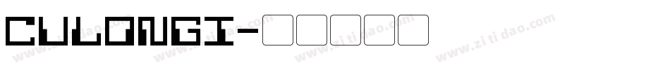 CULONGI字体转换