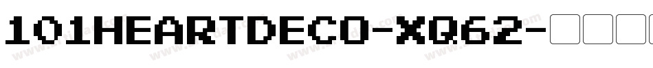 101HeartDeco-Xq62字体转换