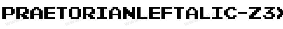 PraetorianLeftalic-Z3Xq字体转换