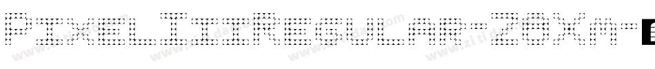 PixelIiiRegular-Z8Xm字体转换