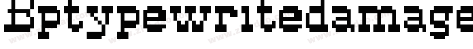 BptypewritedamagedstrikethroughItalic-dK8g字体转换