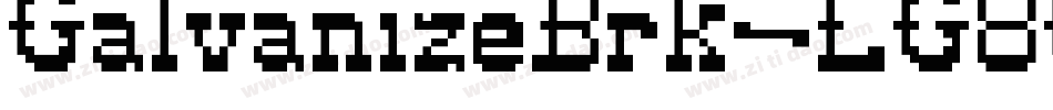 GalvanizeBrk-LG8G字体转换