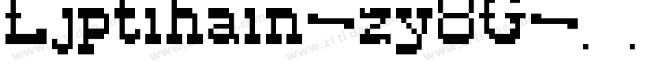 Ljptihain-zy8G字体转换