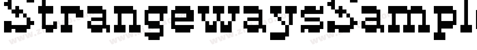 StrangewaysSample-eD8g字体转换