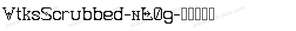 VtksScrubbed-nL0g字体转换