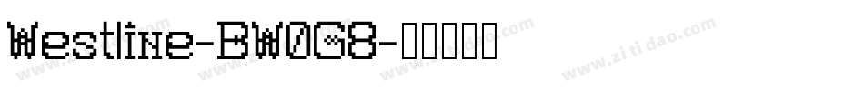 Westline-BW0G8字体转换