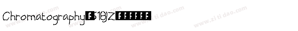 Chromatography-518JZ字体转换