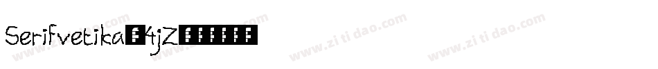 Serifvetika-14jZ字体转换
