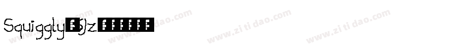 Squiggly-5Jz字体转换 Squiggly-5Jz字体转换