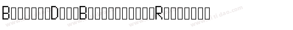 BigbobyDemoBalloons-x3Rlm字体转换