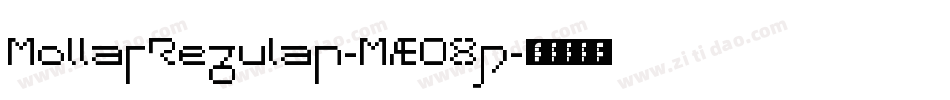 MollasRegular-MVOXp字体转换