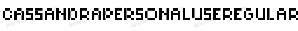 CassandraPersonalUseRegular-3BjG字体转换