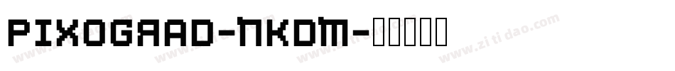 Pixograd-nKdM字体转换