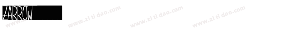 Zarrow字体转换