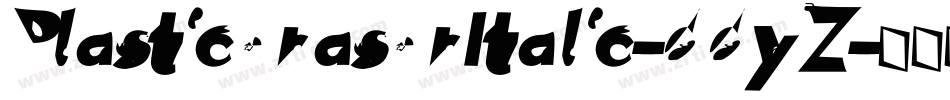 PlasticeraserItalic-ddyZ字体转换
