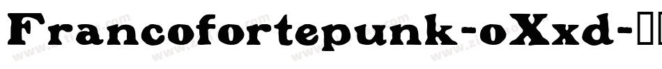 Francofortepunk-oXxd字体转换