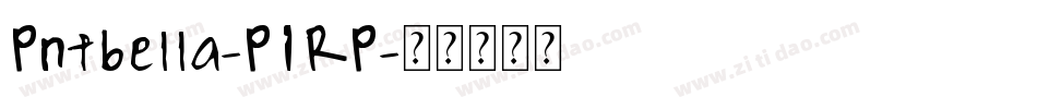 Pntbella-P1RP字体转换