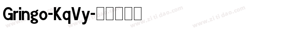 Gringo-KqVy字体转换
