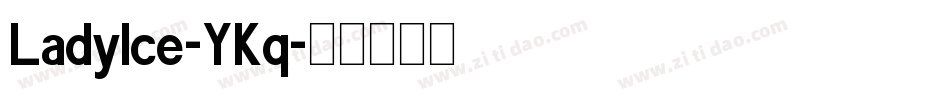 LadyIce-YKq字体转换