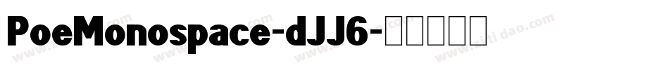 PoeMonospace-dJJ6字体转换