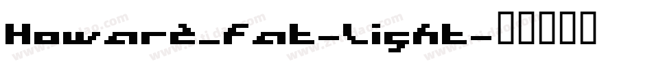Howard_Fat-Light字体转换