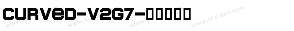 Curved-v2g7字体转换