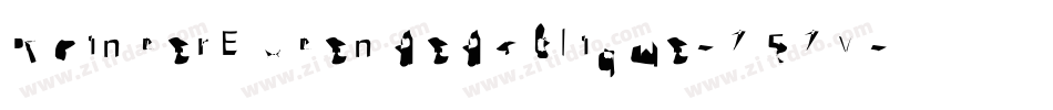 PointerExtendedOblique-151v字体转换
