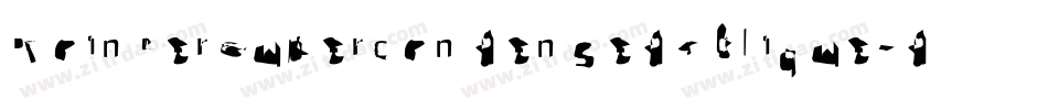 PointerSupercondensedOblique-dXEZ字体转换