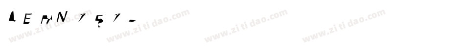 LEHN151字体转换