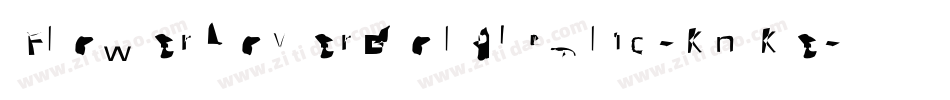 FlowerLoverBoldItalic-KnKe字体转换
