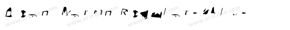 DeanMartinRegular-4Llx字体转换