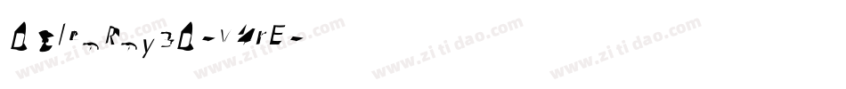 DeltaRay3D-v4rE字体转换