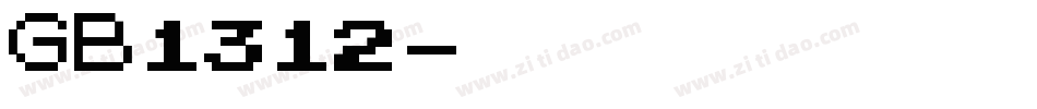 GB1312字体转换